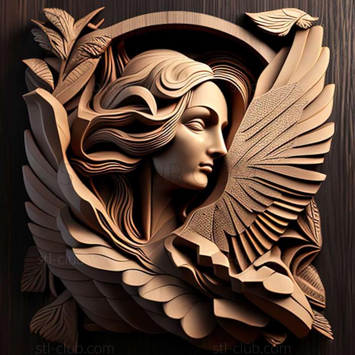 3D мадэль RELIEFCARVED WOODEN (STL)